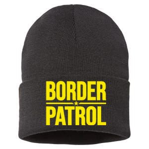 Border Patrol Uniform Halloween Costume Sustainable Knit Beanie