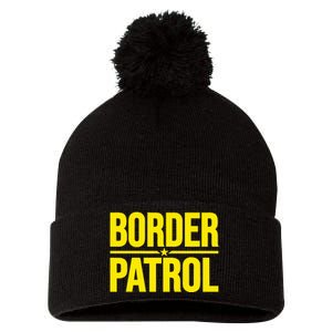 Border Patrol Uniform Halloween Costume Pom Pom 12in Knit Beanie