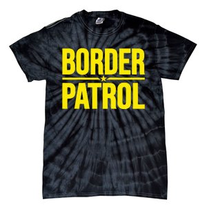 Border Patrol Uniform Halloween Costume Tie-Dye T-Shirt