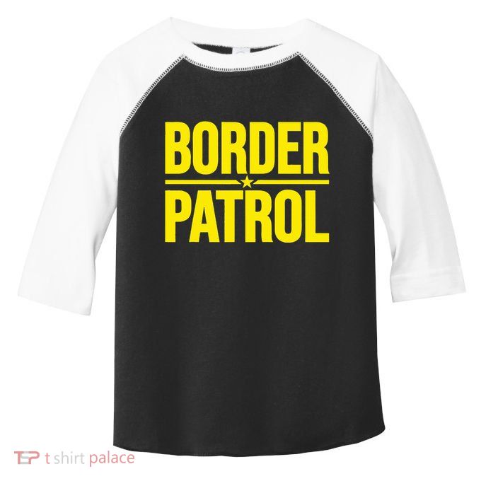 Border Patrol Uniform Halloween Costume Toddler Fine Jersey T-Shirt
