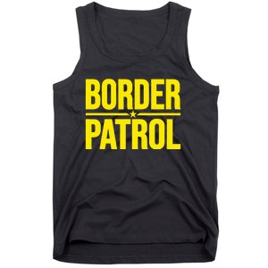 Border Patrol Uniform Halloween Costume Tank Top