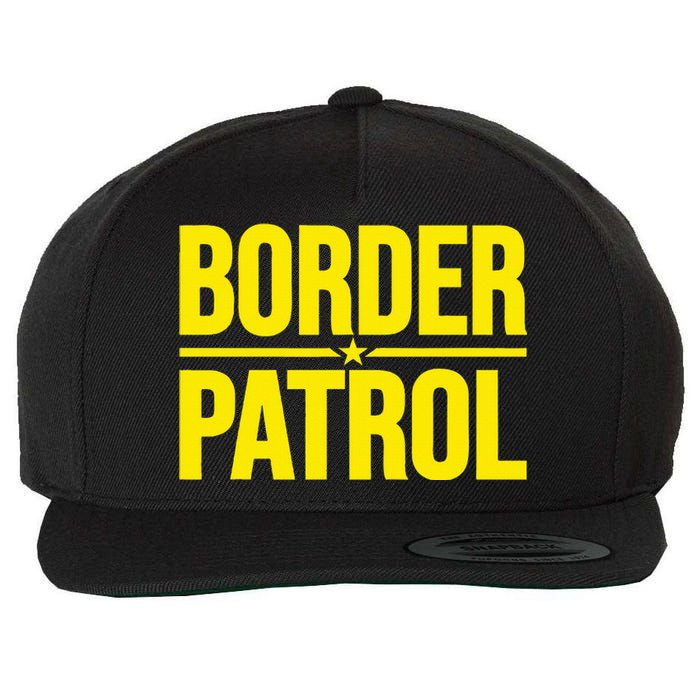 Border Patrol Uniform Halloween Costume Wool Snapback Cap