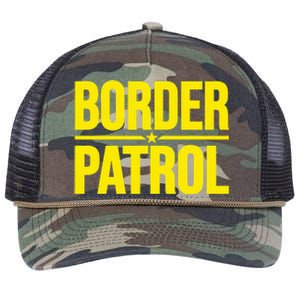 Border Patrol Uniform Halloween Costume Retro Rope Trucker Hat Cap