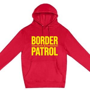 Border Patrol Uniform Halloween Costume Premium Pullover Hoodie