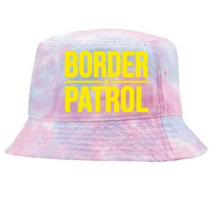 Border Patrol Uniform Halloween Costume Tie-Dyed Bucket Hat