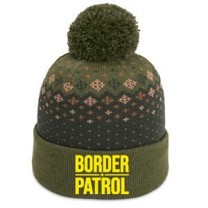 Border Patrol Uniform Halloween Costume The Baniff Cuffed Pom Beanie