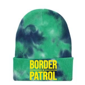 Border Patrol Uniform Halloween Costume Tie Dye 12in Knit Beanie