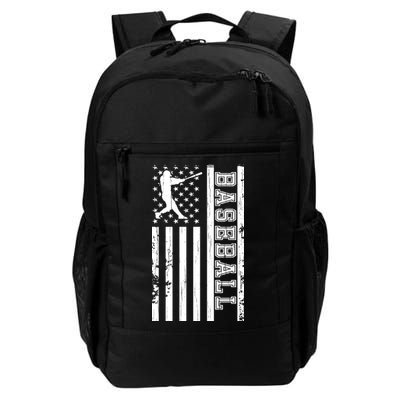 Baseball Pitcher USA Flag Backpack