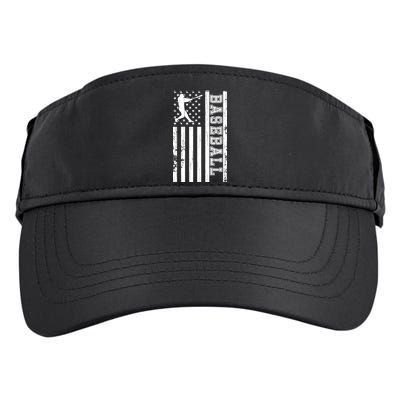 Baseball Pitcher USA Flag Adult Drive Performance Visor