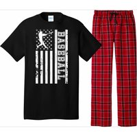 Baseball Pitcher USA Flag Pajama Set