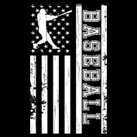 Baseball Pitcher USA Flag 16 in Basic Backpack