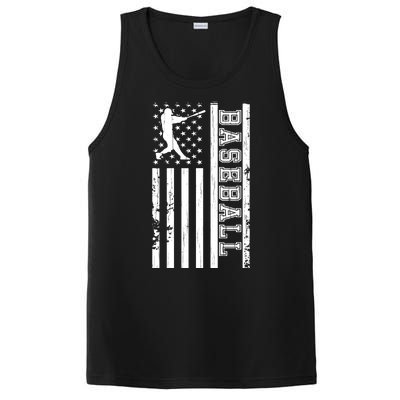 Baseball Pitcher USA Flag PosiCharge Competitor Tank