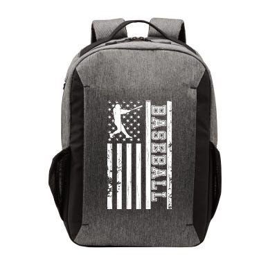 Baseball Pitcher USA Flag Vector Backpack