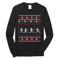 Baseball Players Ugly Christmas Sweater Xmas Gift Long Sleeve Shirt