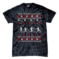 Baseball Players Ugly Christmas Sweater Xmas Gift Tie-Dye T-Shirt