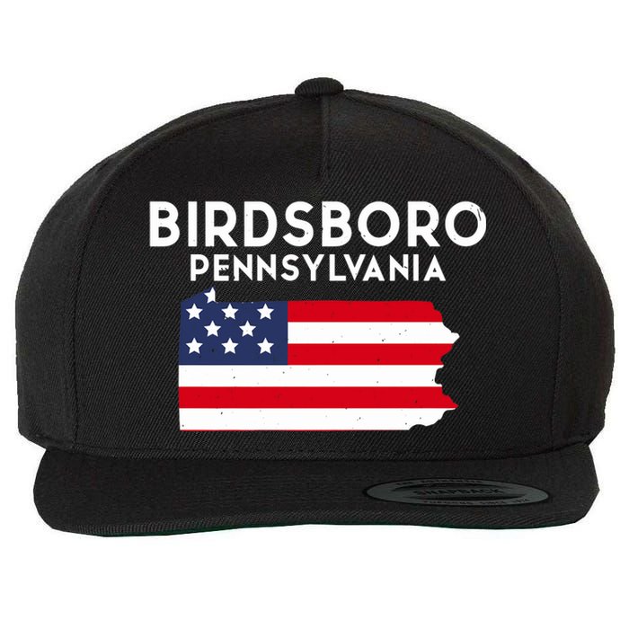 Birdsboro Pennsylvania USA State America Travel Wool Snapback Cap