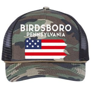 Birdsboro Pennsylvania USA State America Travel Retro Rope Trucker Hat Cap