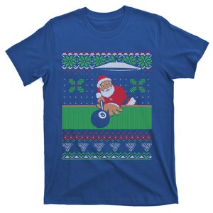 Billiards Pool Ugly Christmas Sweater Style Gift T-Shirt