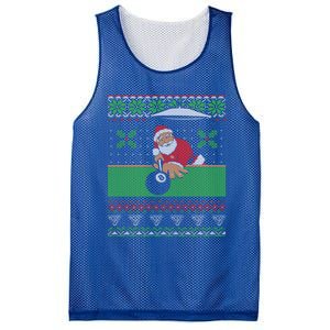 Billiards Pool Ugly Christmas Sweater Style Gift Mesh Reversible Basketball Jersey Tank