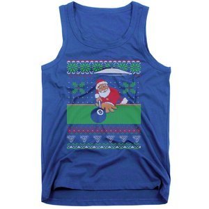 Billiards Pool Ugly Christmas Sweater Style Gift Tank Top