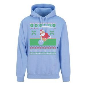 Billiards Pool Ugly Christmas Sweater Style Gift Unisex Surf Hoodie