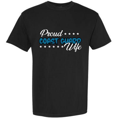 Bold Proud Uscg Coast Guard Wife Gift Garment-Dyed Heavyweight T-Shirt