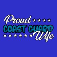 Bold Proud Uscg Coast Guard Wife Gift Tall Hoodie