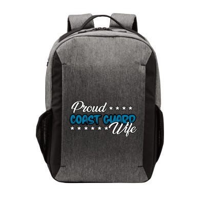 Bold Proud Uscg Coast Guard Wife Gift Vector Backpack