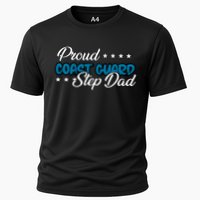Bold Proud Uscg Coast Guard Step Dad Funny Gift Cooling Performance Crew T-Shirt