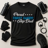 Bold Proud Uscg Coast Guard Step Dad Funny Gift Cooling Performance Crew T-Shirt