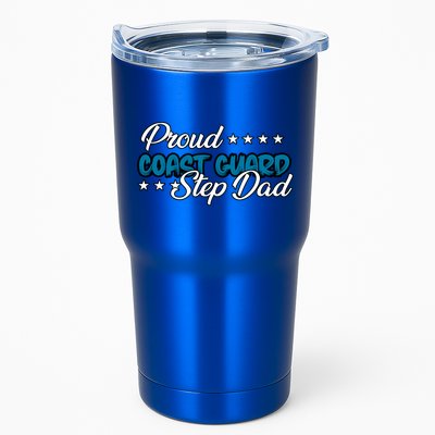 Bold Proud Uscg Coast Guard Step Dad Funny Gift Tumbler