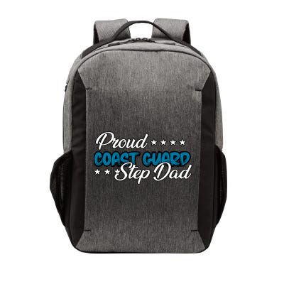 Bold Proud Uscg Coast Guard Step Dad Funny Gift Vector Backpack