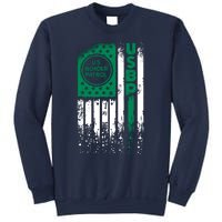 Border Patrol Us Flag Thin Green Line Law Enforcement Sweatshirt