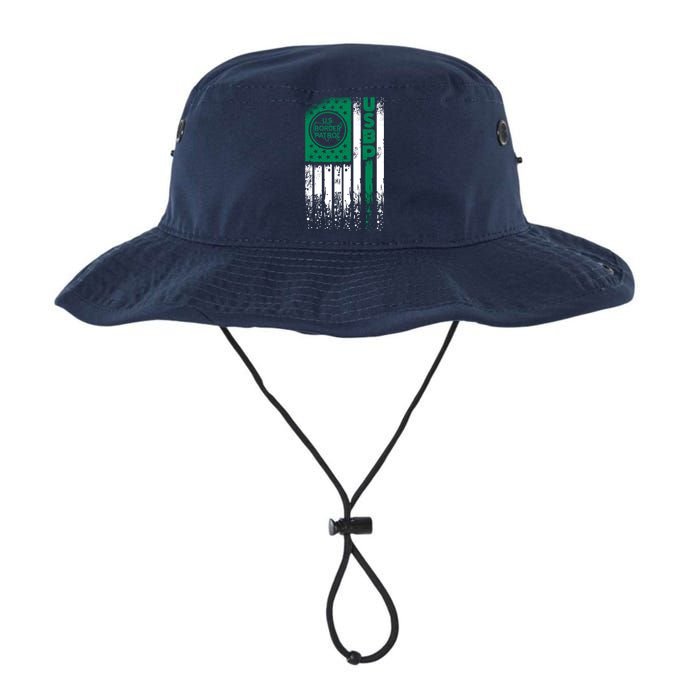 Border Patrol Us Flag Thin Green Line Law Enforcement Legacy Cool Fit Booney Bucket Hat