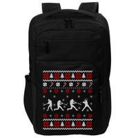 Baseball Players Ugly Christmas Sweater Xmas Gift Impact Tech Backpack