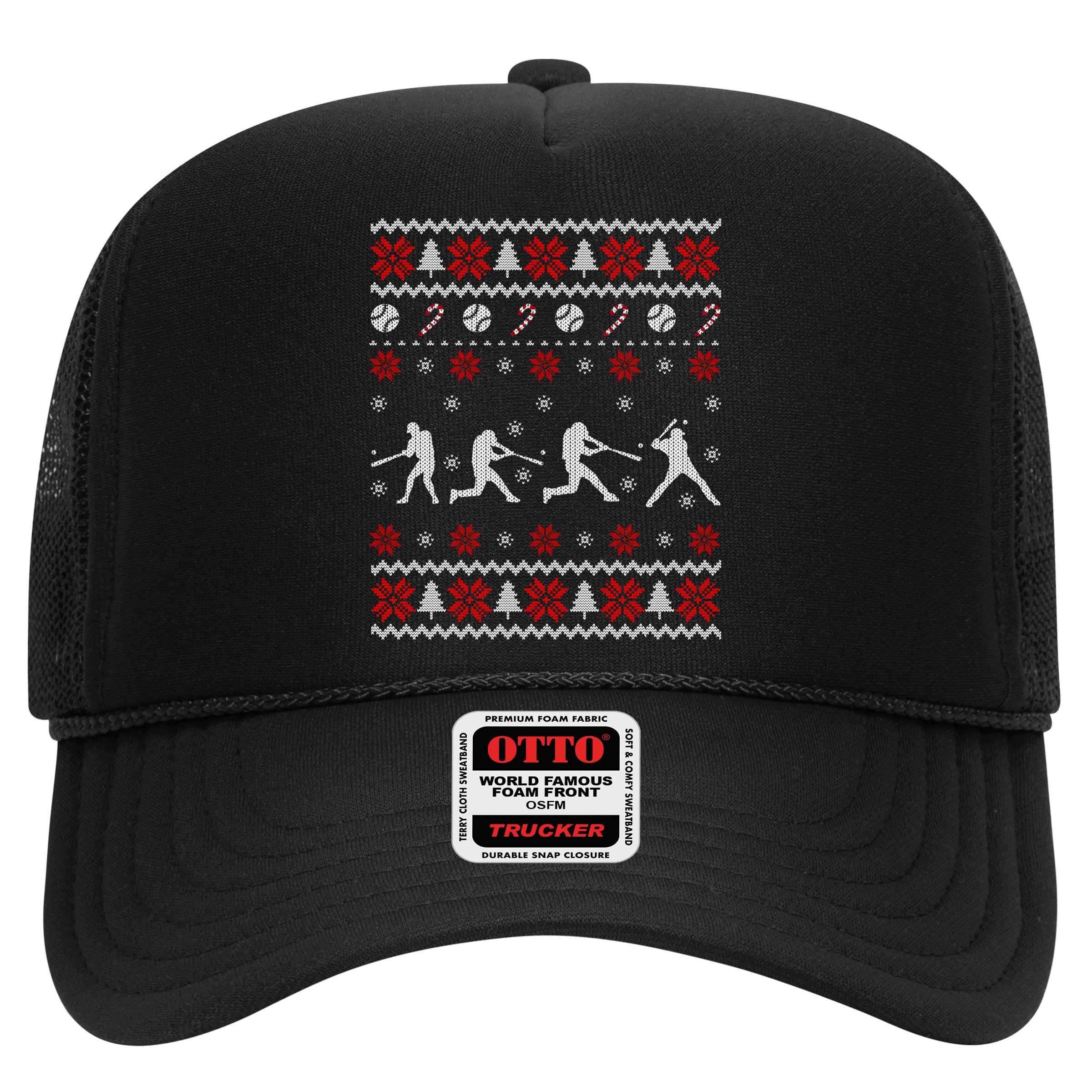 Baseball Players Ugly Christmas Sweater Xmas Gift Hat