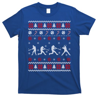 Baseball Players Ugly Christmas Sweater Xmas Gift T-Shirt