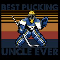 Best Pucking Uncle Ever Funny Hockey Uncle Saying Gift Cooling Performance Crew T-Shirt