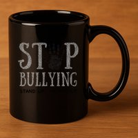 Bullying Prevention Unity Day Orange Peace Love Respect 11oz C Handle Ceramic Mug