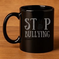 Bullying Prevention Unity Day Orange Peace Love Respect 11oz C Handle Ceramic Mug
