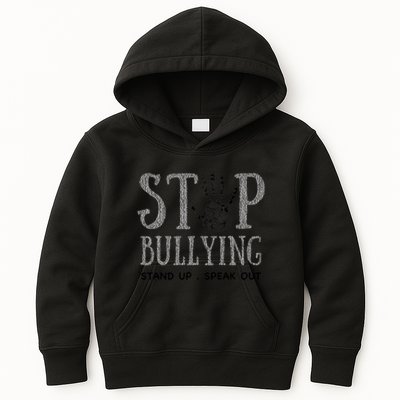 Bullying Prevention Unity Day Orange Peace Love Respect Kids Hoodie