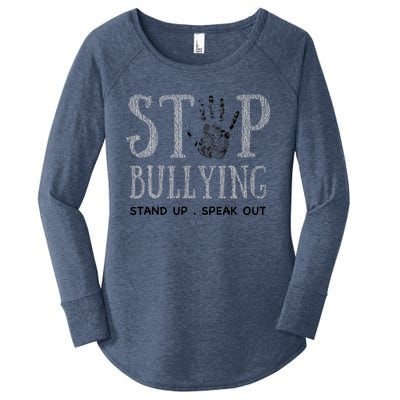 Bullying Prevention Unity Day Orange Peace Love Respect Women's Perfect Tri Tunic Long Sleeve Shirt