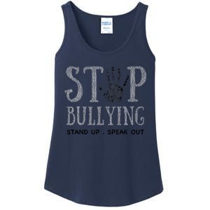 Bullying Prevention Unity Day Orange Peace Love Respect Ladies Essential Tank