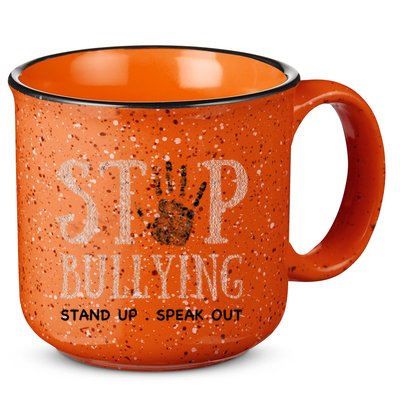Bullying Prevention Unity Day Orange Peace Love Respect 15oz Campfire Ceramic Mug