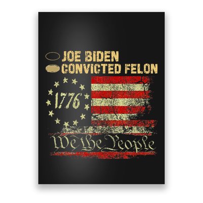 Ballot Paper Voting For Trump Poster
