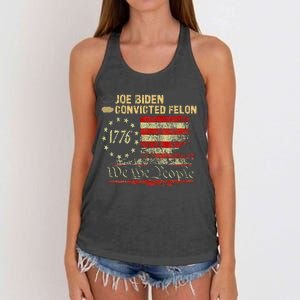 Ballot Paper Voting For Trump Women's Knotted Racerback Tank