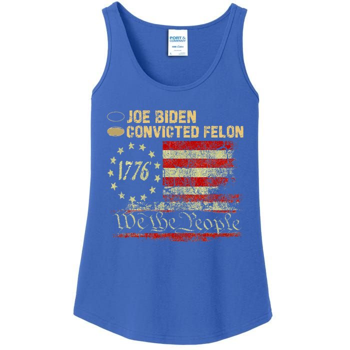 Ballot Paper Voting For Trump Ladies Essential Tank