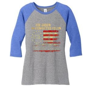 Ballot Paper Voting For Trump Women's Tri-Blend 3/4-Sleeve Raglan Shirt