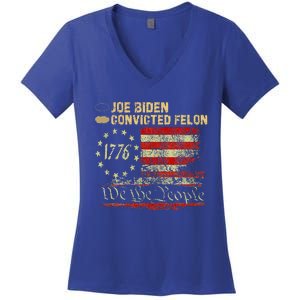 Ballot Paper Voting For Trump Women's V-Neck T-Shirt