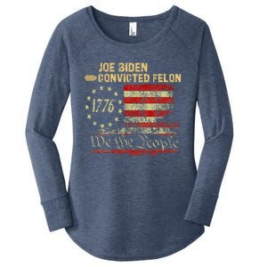 Ballot Paper Voting For Trump Women's Perfect Tri Tunic Long Sleeve Shirt